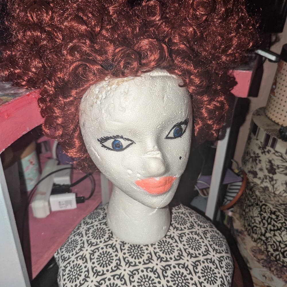Hocus PocusvCurly Red Wig for Women